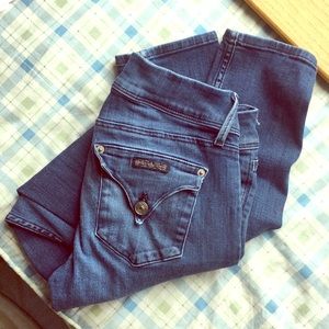 Hudson skinny flap jeans